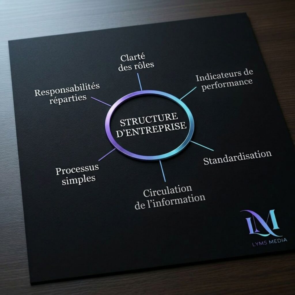 structurer une entreprise en croissance avec 6 piliers organisationnels